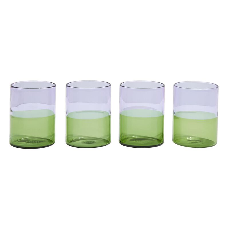 FAZEEK Two Tone Glasses - Set of 4 image number 0